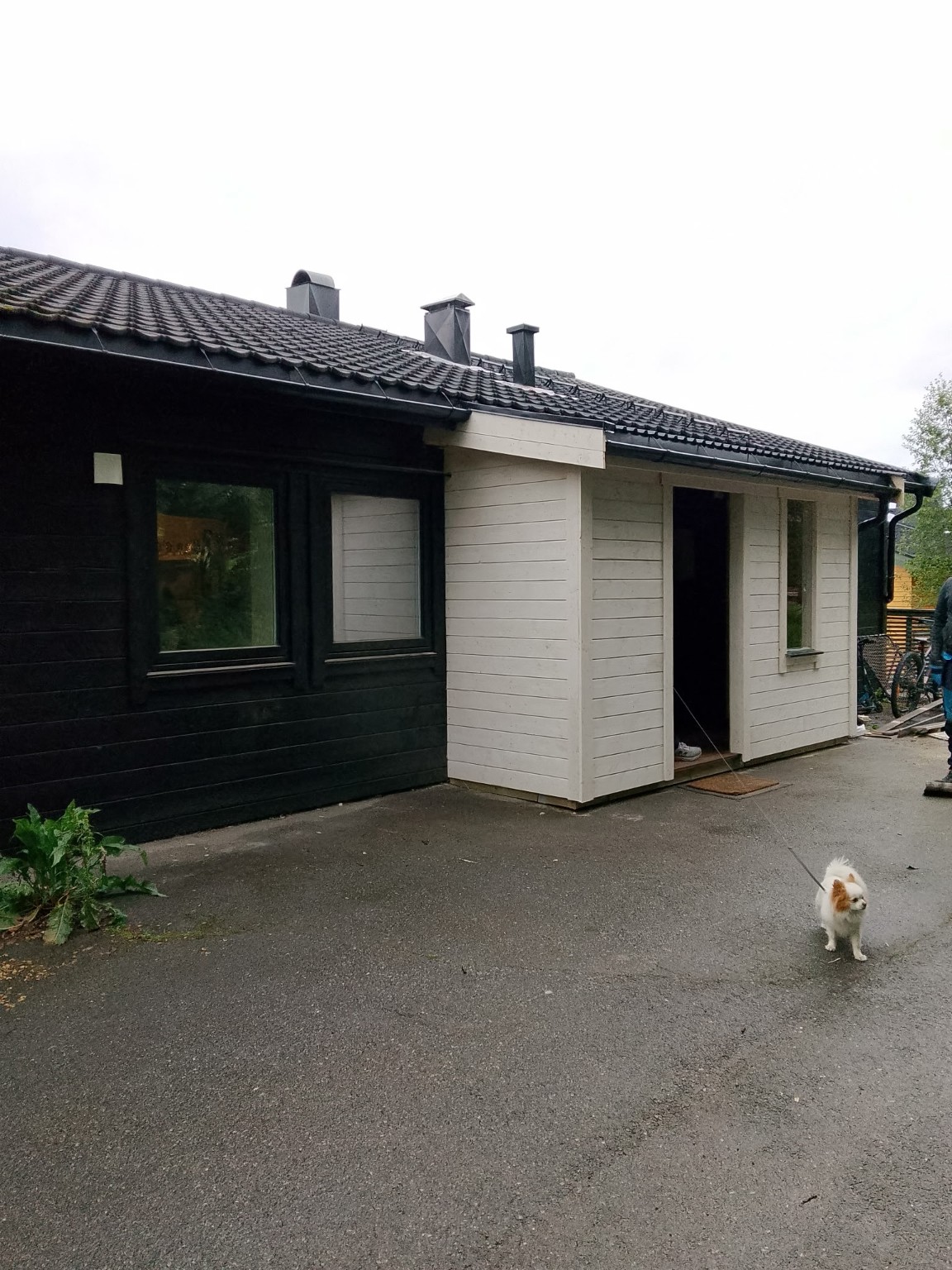 Tilbygg og fasadearbeid på bolig